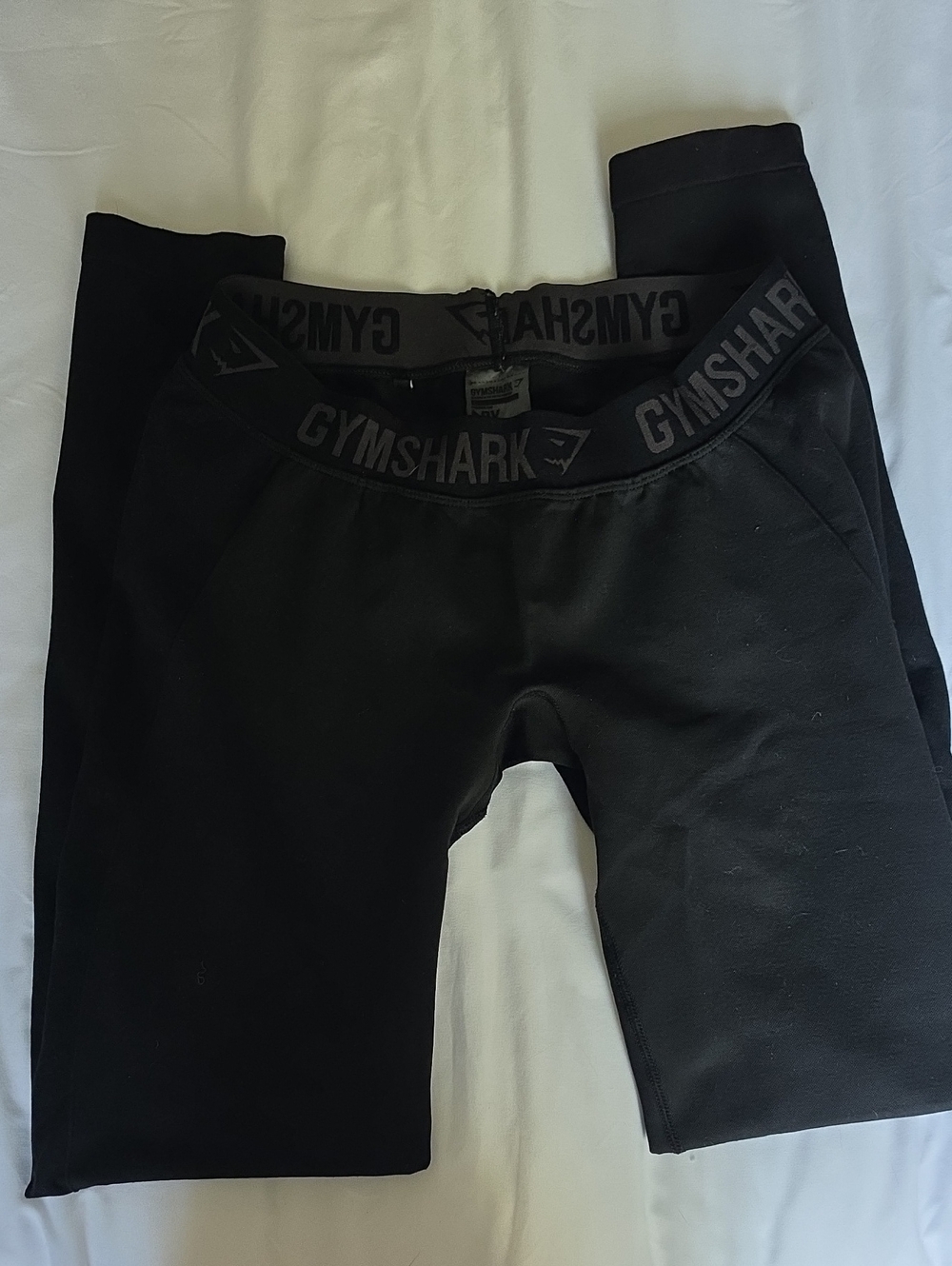 Gymshark Black High-Waist Training Leggings with Subtle Logo